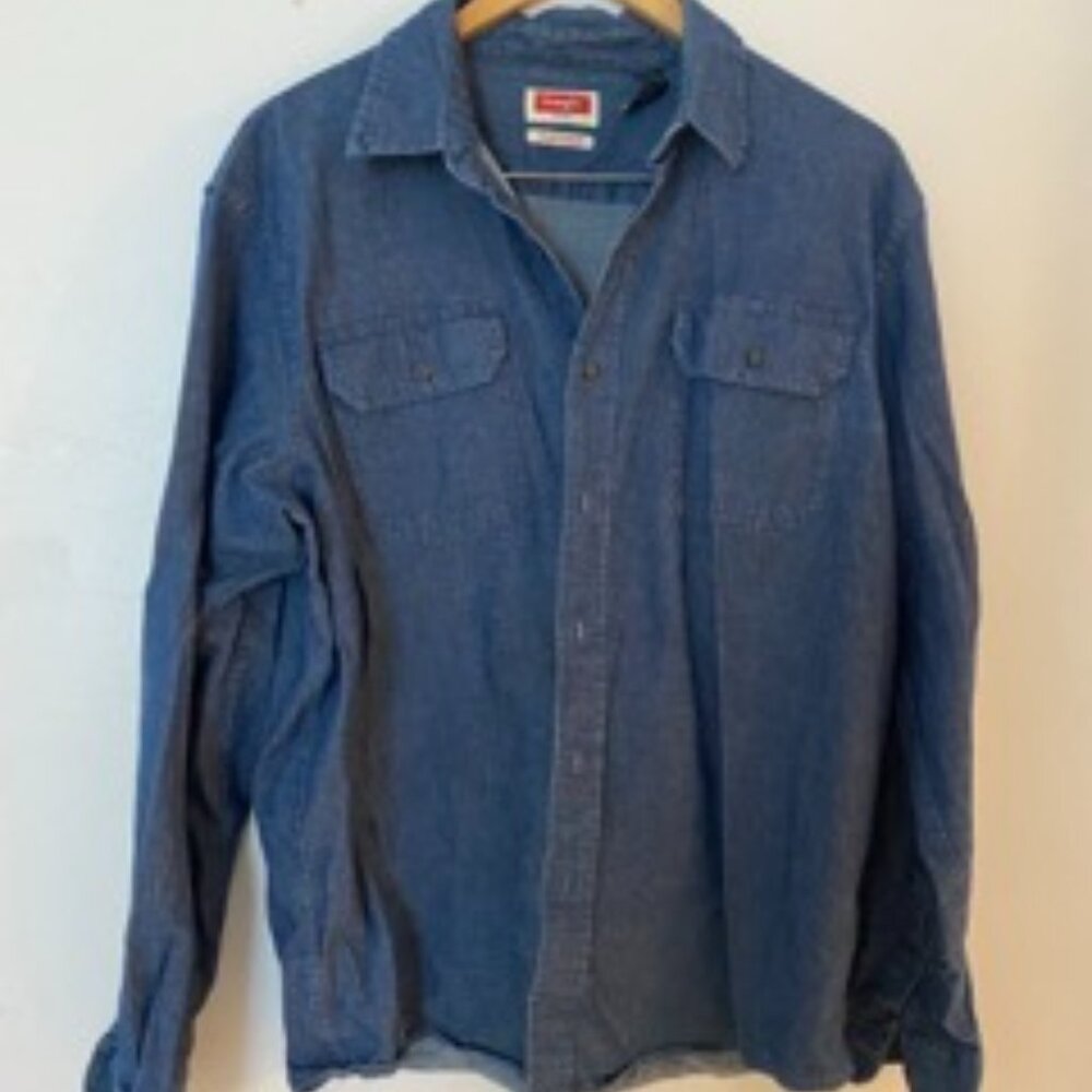 Vintage Wrangler Jean Shirt size large